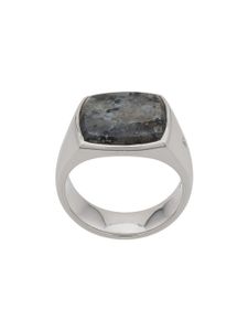 Tom Wood bague Cushion - Argent