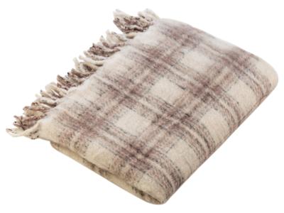 LIVARNO home Plaid 130 x 170 cm (Geruit bruin)