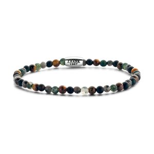 Frank 1967 7FB-0458 Rekarmband natuursteen beads meerkleurig