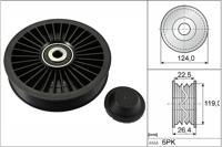 Geleide rol/omdraairol, Poly V-riem INA, Diameter (mm)119mm, u.a. für Volvo