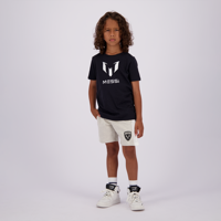 Vingino x Messi Ten T-Shirt Kids Zwart/Roze - Maat 128 - Kleur: ZwartRoze | Soccerfanshop