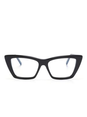 Saint Laurent Eyewear lunettes de vue à monture papillon - Noir