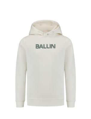 Ballin Zomer hoodie jongens - off wit - Dual line logo