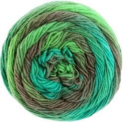 Lana Grossa Meilenweit 100 Color Mix Soft 060 Jade/zee/donker/mint/grasgroen