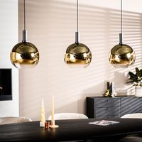 BASE Hanglamp Mirel 3-lamps - Goud - thumbnail