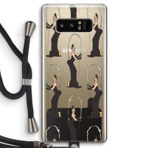 Pop Some Kim: Samsung Galaxy Note 8 Transparant Hoesje met koord