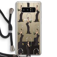 Pop Some Kim: Samsung Galaxy Note 8 Transparant Hoesje met koord