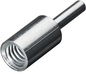 Lessmann Schroefdraadadapter | lengte 50 mm voor pijpborstel | 1 stuk - 000072 - 000072