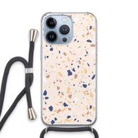 Terrazzo N°23: iPhone 13 Pro Transparant Hoesje met koord