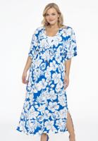 Yoek Maxi-jurk AMARYL | Indigo | Maat 42/44