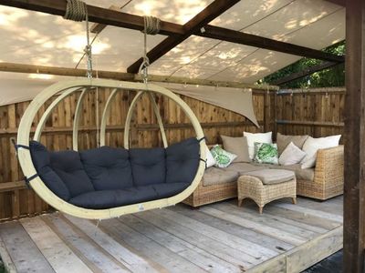 AMAZONAS AZ-2030840 hangstoel Zwart Hangende ei-stoel