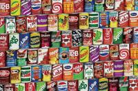 JigSaw Soda Cans Blikjes Legpuzzel 1000 Stukjes Puzzel 50 x 70 cm Puzzle Vanaf 14+