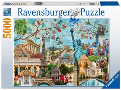 Ravensburger puzzel Big city collage 5000 stukjes