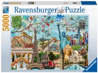 Ravensburger puzzel Big city collage 5000 stukjes
