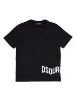 DSQUARED2 KIDS t-shirt en coton à logo imprimé - Noir - thumbnail