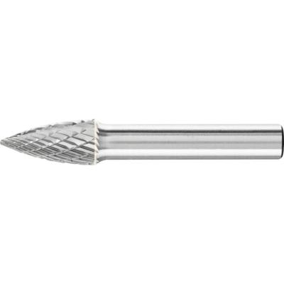 PFERD TOOLS 21122628 Freesstift Spitsboog Lengte 60 mm Afmeting, Ø 10 mm Werklengte 20 mm Schachtdiameter 8 mm