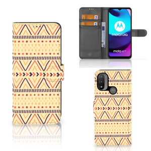 Motorola Moto E20 | E30 | E40 Telefoon Hoesje Aztec Yellow