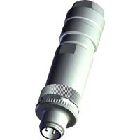 TE Connectivity T4011008031-000 Sensor/actuator connector, niet geassembleerd M8 Aantal polen: 3 Stekker, recht 1 stuk(s) - thumbnail