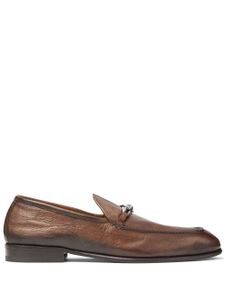 Jimmy Choo mocassins Marti Reverse en cuir - Marron