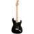 Squier Sonic Stratocaster HSS MN Black elektrische gitaar