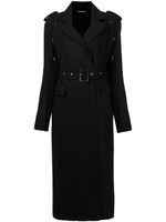 Boyarovskaya trench long ceinturé - Noir