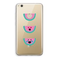 Smiley watermeloen: Huawei Ascend P8 Lite (2017) Transparant Hoesje