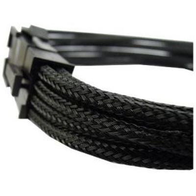 Gelid Solutions 6+2 Pin verlengkabel zwart 30CM
