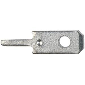 Klauke 2010 Plug-tong Voor solderen in gedrukte bedrading Insteekbreedte: 2.8 mm Insteekdikte: 0.8 mm 180 ° Ongeïsoleerd Metaal 1 stuk(s)