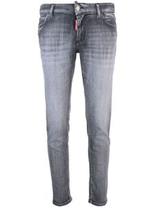 DSQUARED2 jean skinny Trumpet à taille haute - Gris