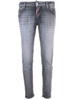 DSQUARED2 jean skinny Trumpet à taille haute - Gris