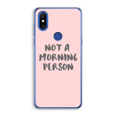 Morning person: Xiaomi Mi Mix 3 Transparant Hoesje