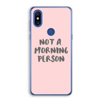 Morning person: Xiaomi Mi Mix 3 Transparant Hoesje
