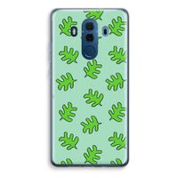 Groene blaadjes: Huawei Mate 10 Pro Transparant Hoesje