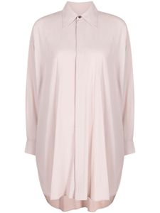 AMI Paris robe-chemise à coupe mi-longue - Rose