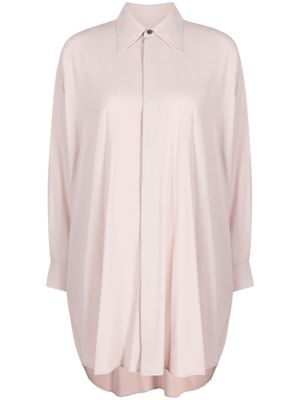AMI Paris robe-chemise à coupe mi-longue - Rose
