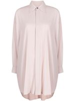 AMI Paris robe-chemise à coupe mi-longue - Rose