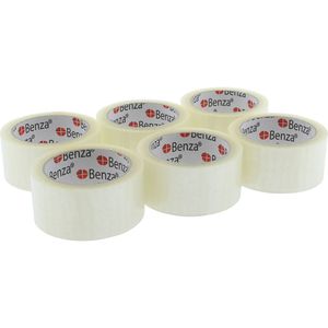 6 Rollen - Verpakkingstape Extra sterk Breed Plakband 48 mm x 66 mtr