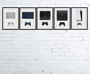 Posters - Playstation Gamer / Set van 5