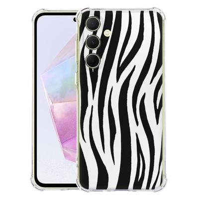 Samsung Galaxy A56 Hoesje - Zebra TPU Antishock Samsung Galaxy A56 Hoesje - Zebra TPU Antishock
