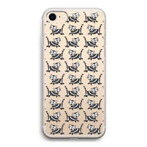 Zwarte poes: iPhone 7 Transparant Hoesje