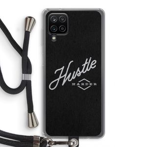 Hustle: Samsung Galaxy A12 Transparant Hoesje met koord