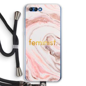 Feminist: Honor 10 Transparant Hoesje met koord