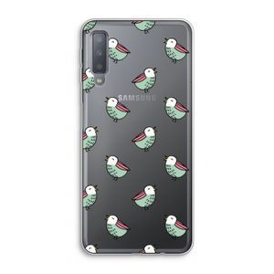 Vogeltjes: Samsung Galaxy A7 (2018) Transparant Hoesje