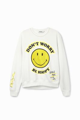 Sweatshirt stras Smiley Originals ® - WHITE - XL