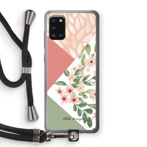 Sweet heaven geometrics: Samsung Galaxy A31 Transparant Hoesje met koord