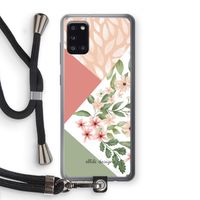 Sweet heaven geometrics: Samsung Galaxy A31 Transparant Hoesje met koord