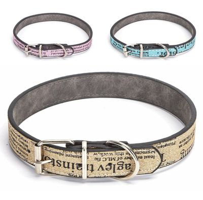Nobleza Hondenhalsband met tekst en glitters - 60 cm