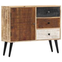 vidaXL Dressoir 88x30x73 cm massief mangohout - thumbnail