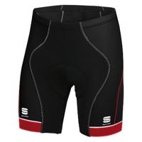 Sportful Giro Sol fietsbroek zwart/rood heren 18cm