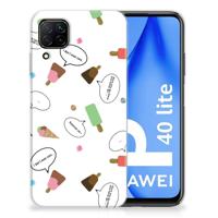 Huawei P40 Lite | Siliconen Case | IJsjes